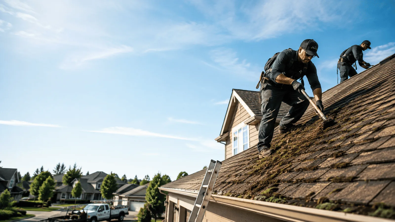 Roof Moss Removal in Maple, TX near me